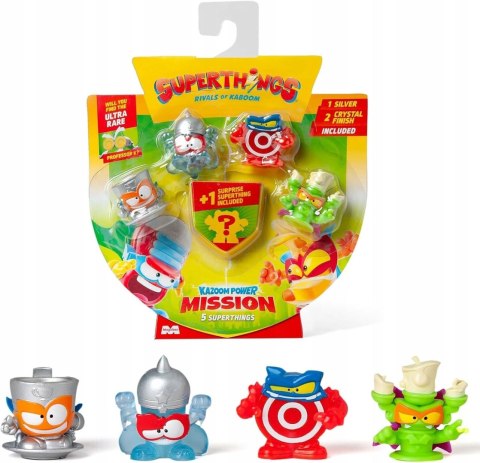 Figurka SUPER THINGS KAZOOM POWER MISSION 5 pak Orbico Sp. Z O.o. (PST16B512IN00) Orbico Sp. Z O.o.