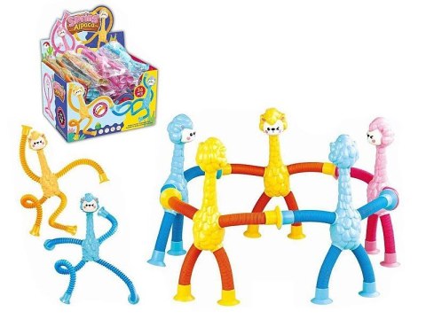 Figurka alpaka sensoryczna, rozciągliwe kończyny, wysokość: ok.19cm; display 36szt; 32,5x23,5x20cm, Box Adar (631298) Adar