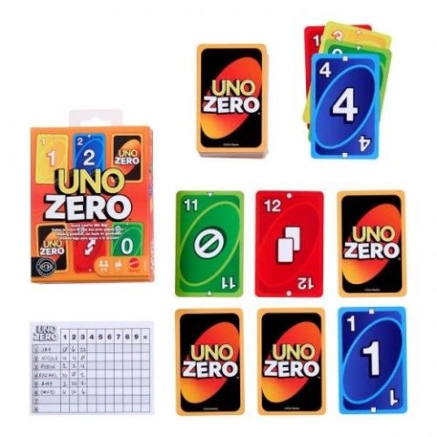 Gra karciana Uno Zero Mattel (JHH48) Mattel