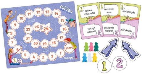 Gra planszowa ZGRANA PACZKA - JAK DOBRZE SIĘ ZNAMY? Kukuryku Kukuryku