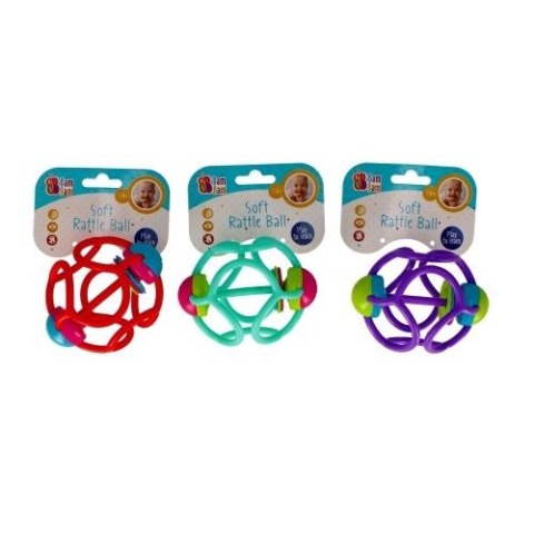 Gryzaczek gumowa kula z grzechotką Bam Bam (515063) Bam Bam