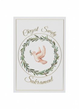 Kartka składana A5 A5 CHRZEST GOŁĄB Henry (5908451983901) Henry