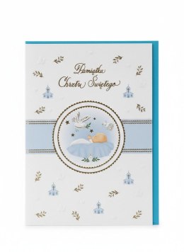 Kartka składana A5 A5 CHRZEST NIEBIESKI Henry (5908451983888) Henry