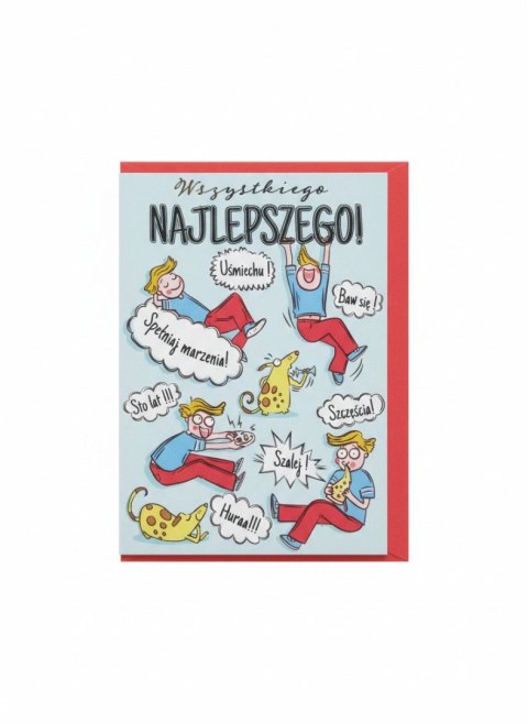 Kartka składana B6 B6 CHŁOPAKI Henry (5908451983710) Henry