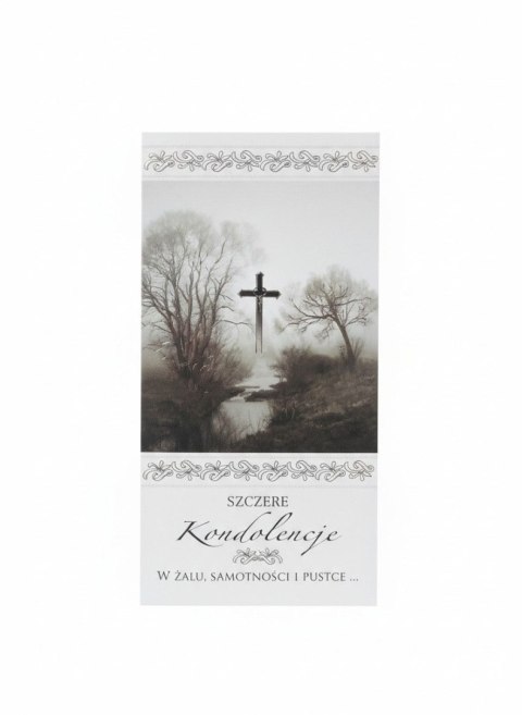 Kartka składana DL KONDOLENCJE Media Service Zawada (DL) Media Service Zawada