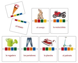 Karty edukacyjne PALABRAS ESPAÑOLAS Kukuryku Kukuryku