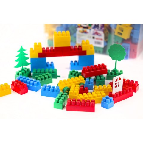 Klocki konstrukcyjne w dużym pojemniku Bączek/Tupiko (KPD 2001) Bączek/Tupiko