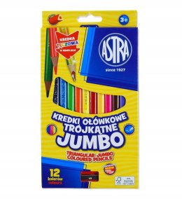 Kredki ołówkowe + tęczowa 12 kol. Astra (312023911) Astra