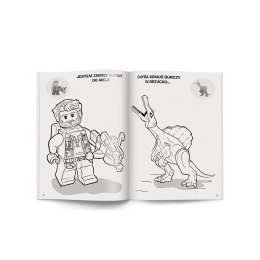 Książka dla dzieci LEGO? Jurassic World?. Kolorowanka z Naklejkami Ameet Ameet