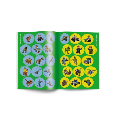 Książka dla dzieci LEGO? Jurassic World?. Kolorowanka z Naklejkami Ameet Ameet