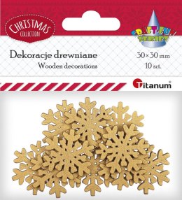 Ozdoba drewniana Craft-Fun Series Śnieżynki Titanum (WDC858) Titanum
