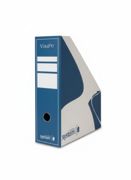 Pojemnik na dokumenty pionowy A4 niebieski tektura VauPe (440/03) VauPe
