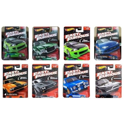 Samochód SZYBCY I WCIEKLI MIX Hot Wheels (HNR88) Hot Wheels