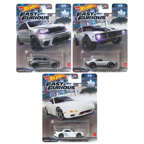 Samochód SZYBCY I WCIEKLI MIX Hot Wheels (HNW46) Hot Wheels