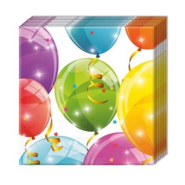 Serwetki sparkling baloons 20szt bibuła [mm:] 330x330 Godan (88150) Godan