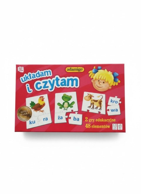 Układanka układam i czytam Adamigo Adamigo
