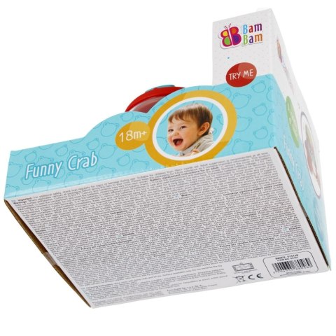 Zabawka dźwiękowa Krabik muzyczny Bam Bam (515139) Bam Bam