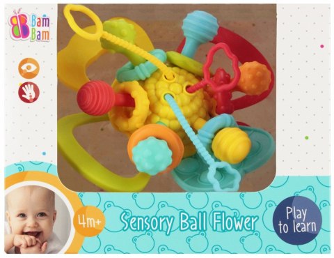 Zabawka edukacyjna kula sensoryczna Kwiatuszek Bam Bam (541619) Bam Bam