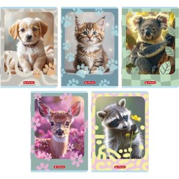 Zeszyt A4 ANIMALS 32k. 70g linia podwójna kolorowa Herlitz (400206431) Herlitz