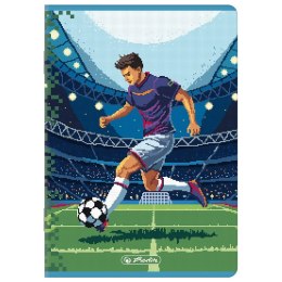 Zeszyt A5 PREMIUM PIXEL FUN 16k. 70g linia podwójna kolorowa Herlitz (400207498) Herlitz