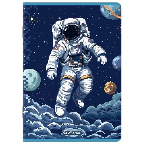 Zeszyt A5 PREMIUM PIXEL FUN 16k. 70g linia podwójna kolorowa Herlitz (400207498) Herlitz