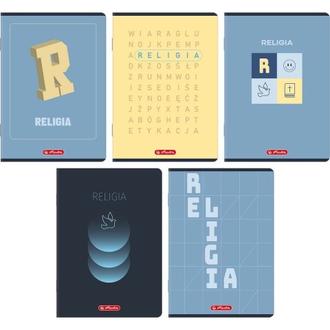 Zeszyt A5 Religia mix 60k. 70g krata Herlitz (400206356) Herlitz