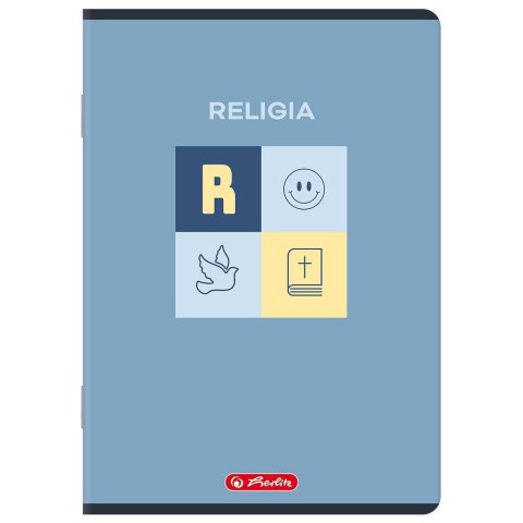 Zeszyt A5 Religia mix 60k. 70g krata Herlitz (400206356) Herlitz