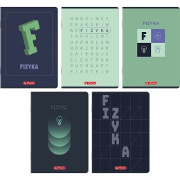 Zeszyt A5 fizyka mix 60k. 70g krata Herlitz (400206350) Herlitz