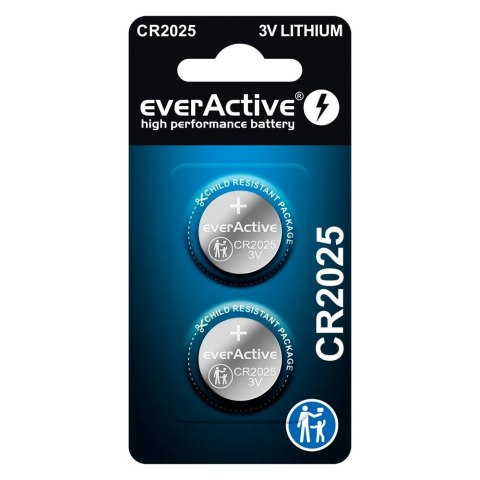 Baterie 2/bl CR2025 Everactive Everactive