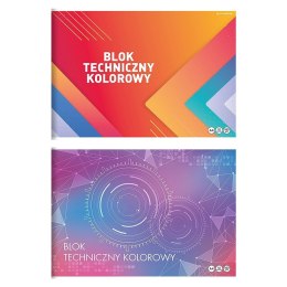 Blok techniczny Basic A4 kolorowy 160g 10k Top 2000 (400204141) Top 2000