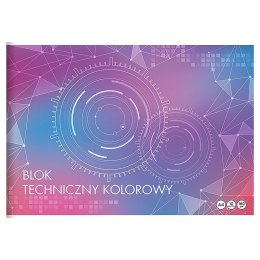 Blok techniczny Basic A4 kolorowy 160g 10k Top 2000 (400204141) Top 2000