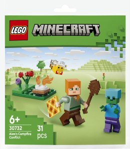 Klocki konstrukcyjne Minecraft Potyczka Alex przy ognisku Lego (30732) Lego
