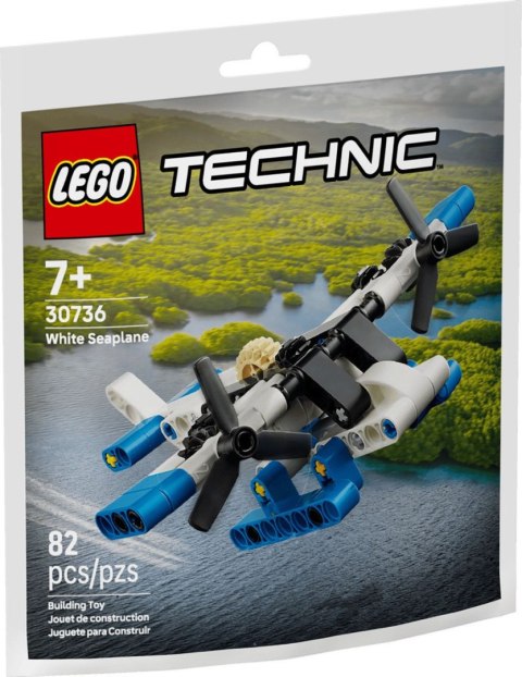 Klocki konstrukcyjne Technic Biały wodnosamolot Lego (30736) Lego