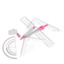 Komplet geometryczny 7 el. Starpak (559667) Starpak
