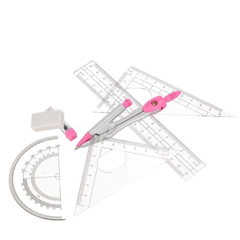 Komplet geometryczny 7 el. Starpak (559667) Starpak