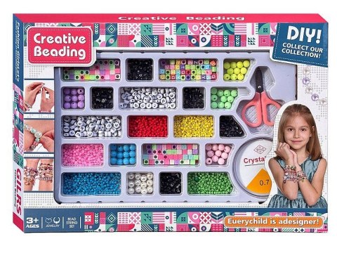Koraliki dla dziewczynki o nawlekania, do tworzenia bransoletek Adar (632486) Adar