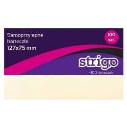 Notes samoprzylepny (karteczki) pastelowy mix 100k [mm:] 127x75 Strigo (SSN004) Strigo