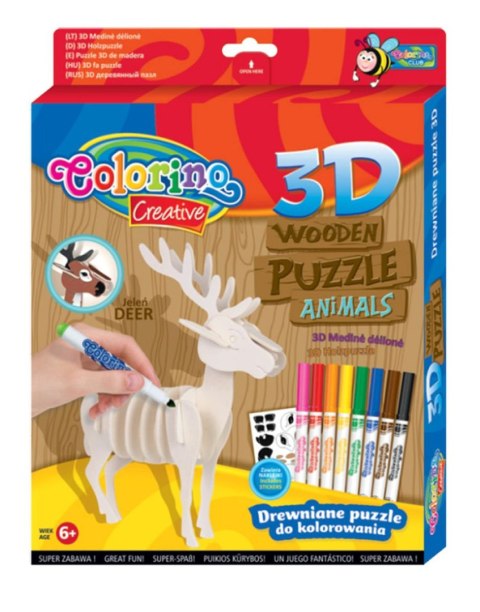 Puzzle Colorino drewniane Patio (32490) Patio