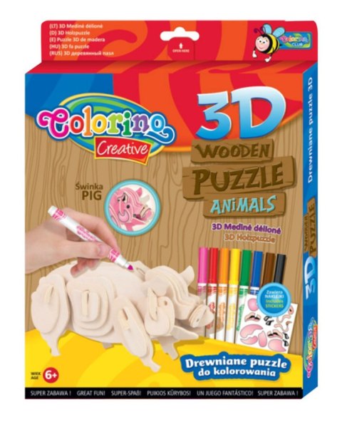 Puzzle Colorino drewniane Patio (32490) Patio