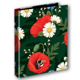 Ramka do katalogowania A4 POLSKIE KWIATY T0127 MAKI w zieleni Tadeo (TT9402) Tadeo