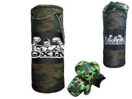 Rękawice bokserskie zestaw bokserski, worek i rękawice Adar (623071) Adar