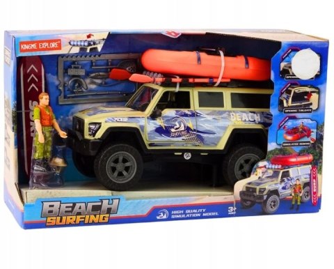 Samochód JEEP TERENOWY Z PONTONEM Rastar (18966) Rastar