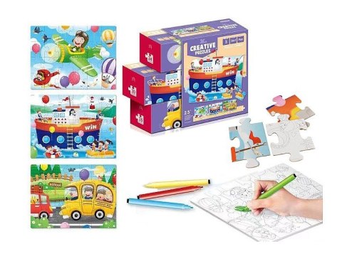 Układanka puzzle do kolorowania Adar (632042) Adar