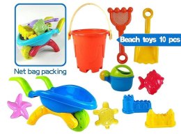 Zestaw do piasku z taczką, 10 części Adar (618626) Adar