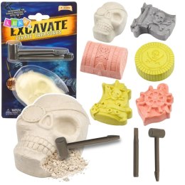 Zestaw kreatywny dla dzieci Piracki Zestaw Archeologiczny Wykopaliska Skarbów Narzędzia Lean (29212) Lean