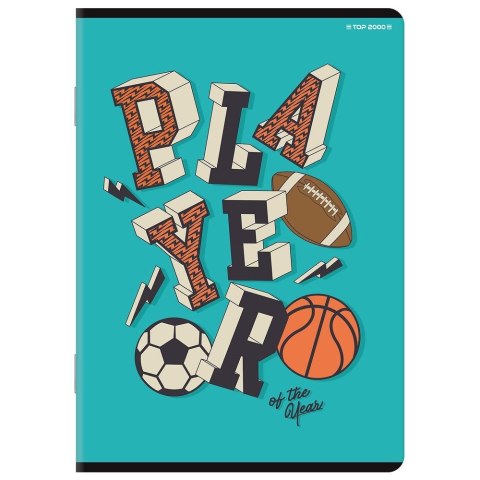 Zeszyt A5 Basic 16k. 60g krata Top 2000 (400206497) Top 2000