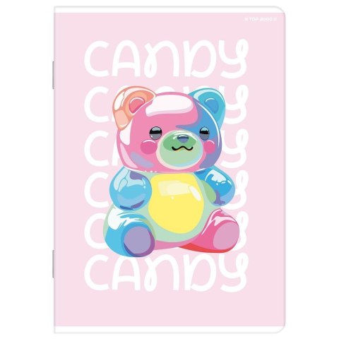 Zeszyt A5 Basic 16k. 60g linia podwójna kolorowa Top 2000 (400206500) Top 2000