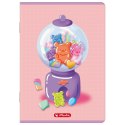 Zeszyt A5 Jelly 16k. 70g linia podwójna kolorowa Herlitz (400206373) Herlitz