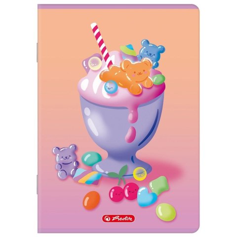 Zeszyt A5 Jelly 16k. 70g linia podwójna kolorowa Herlitz (400206373) Herlitz