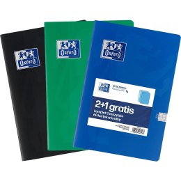 Zeszyt Oxford A5 60 kartek krata 2+1 gratis Oxford